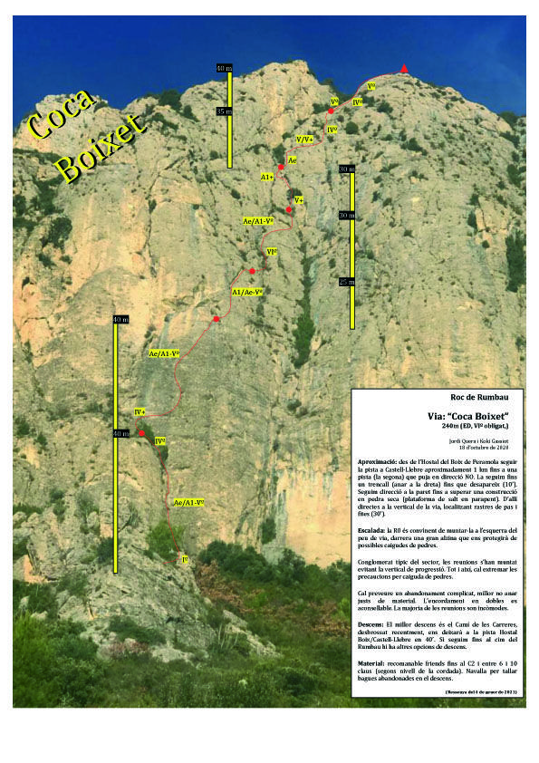 Via Coca Boixet al Roc del Rumbau
